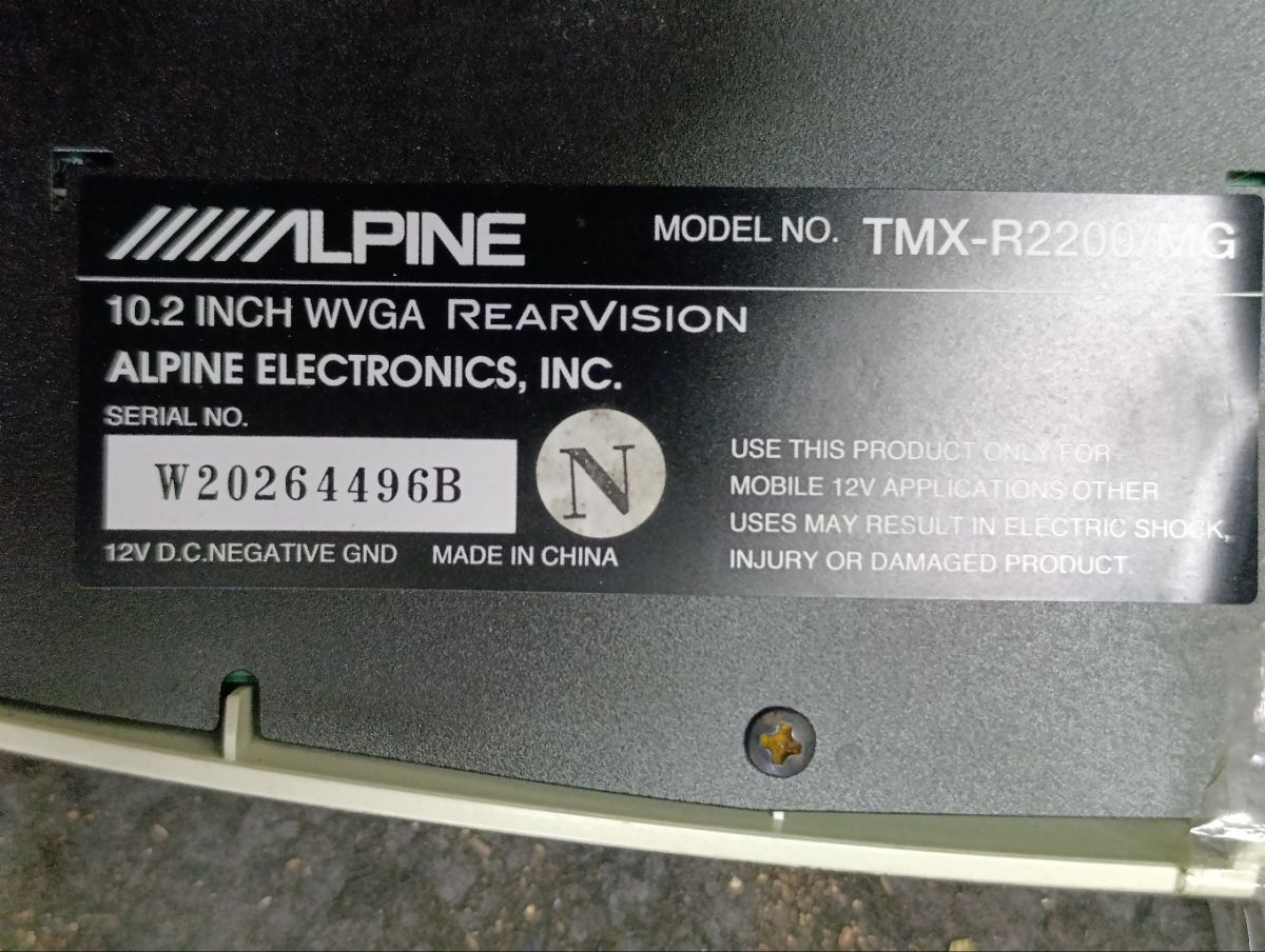 Монитор ALPINE на Nissan Serena FC26 Фото 7