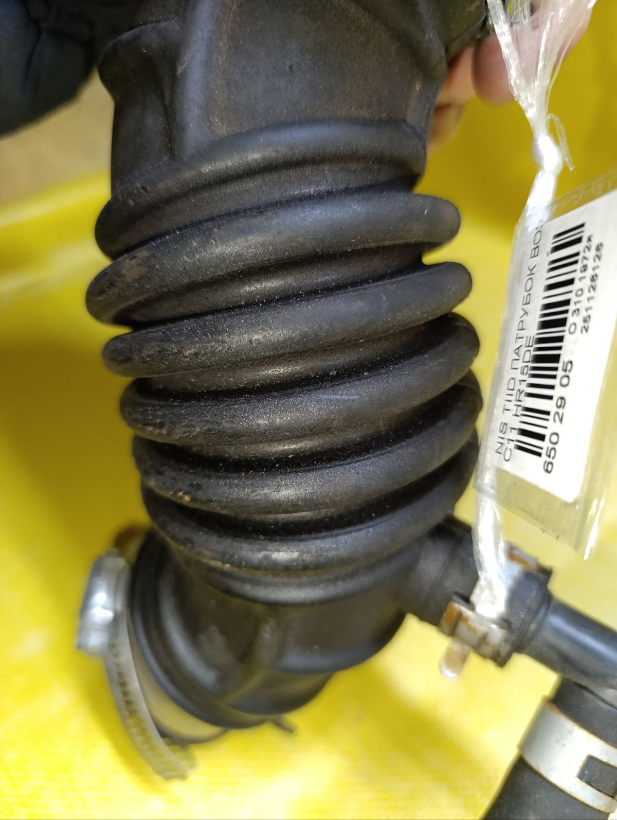 Патрубок воздушн.фильтра 16578 ED000, 16578 ED00A на Nissan Tiida C11 HR15DE Фото 6