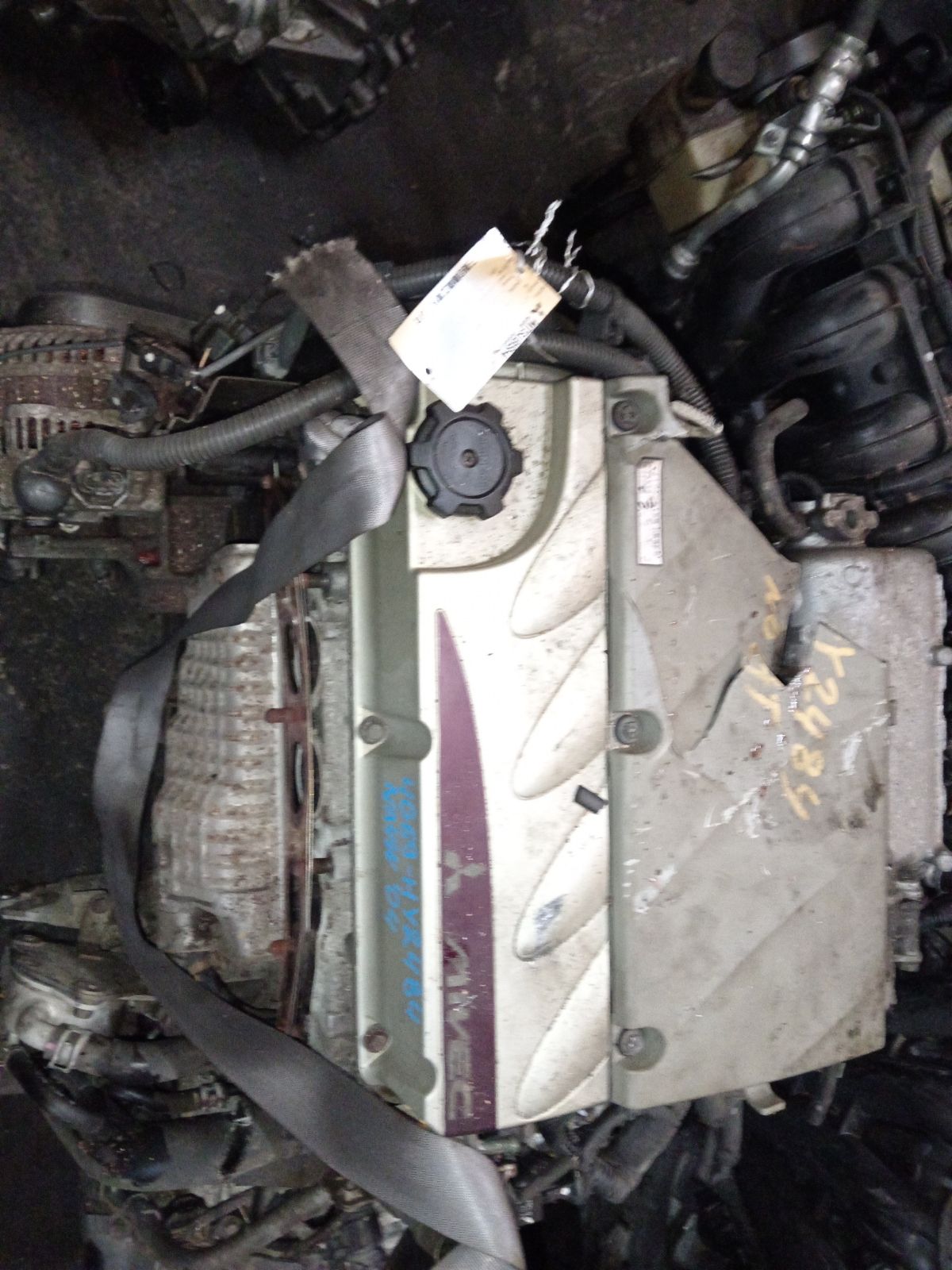 Двигатель на Mitsubishi Grandis NA4W 4G69 Фото 2