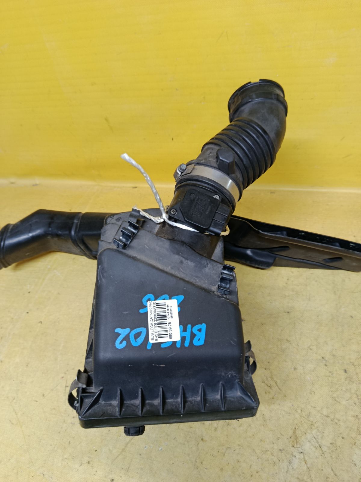 Датчик расхода воздуха 22680AA310, DK-AF198 на Subaru Legacy Wagon BH5 EJ206 Фото 3