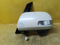 Зеркало двери боковой на Toyota Estima ACR50W, Левое расположение