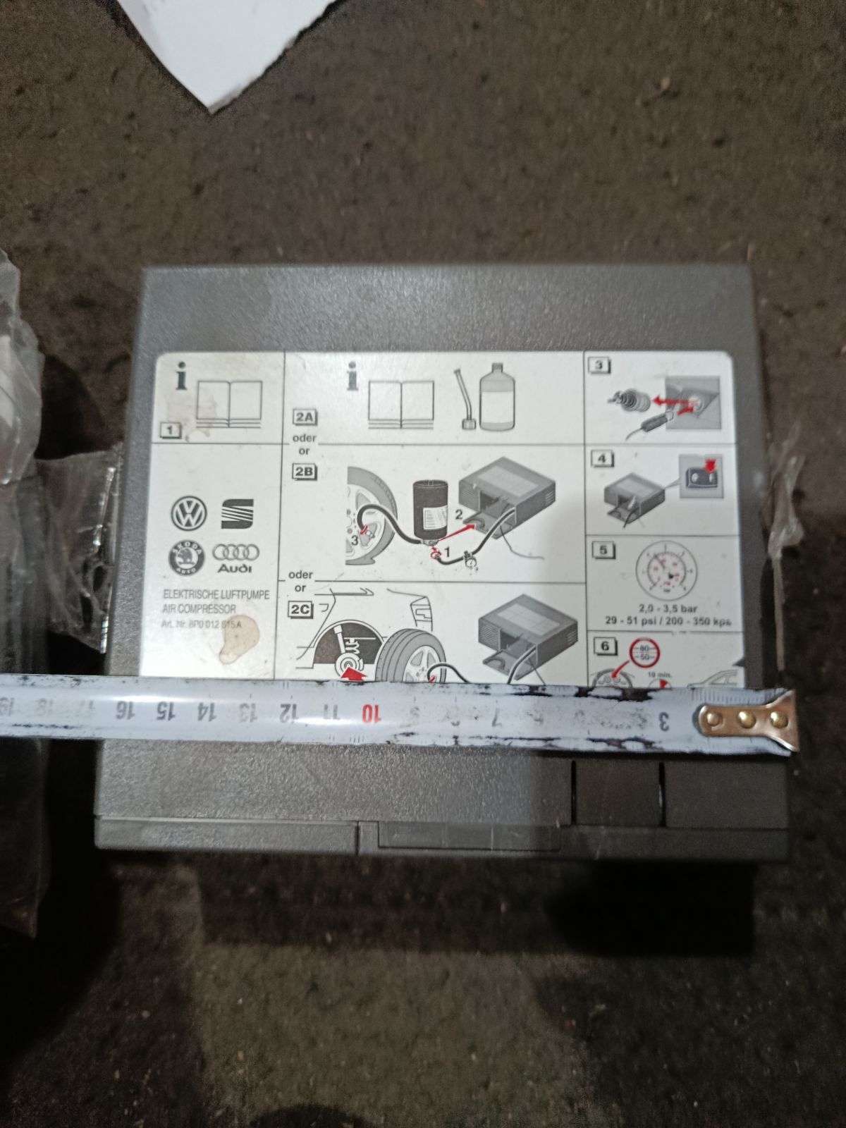 Компрессор для колес 5G0012619, 8P0012615A на Volkswagen Golf Vii 5G Фото 7