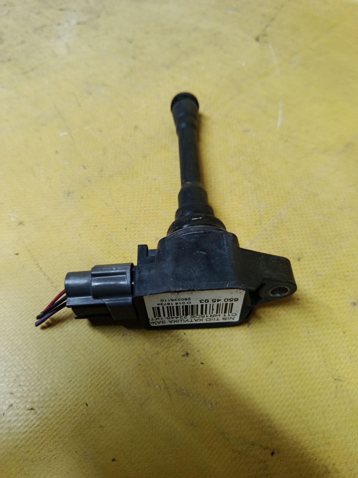 Катушка зажигания 22448-1KT0A на Nissan Tiida C11 HR15DE Фото 1