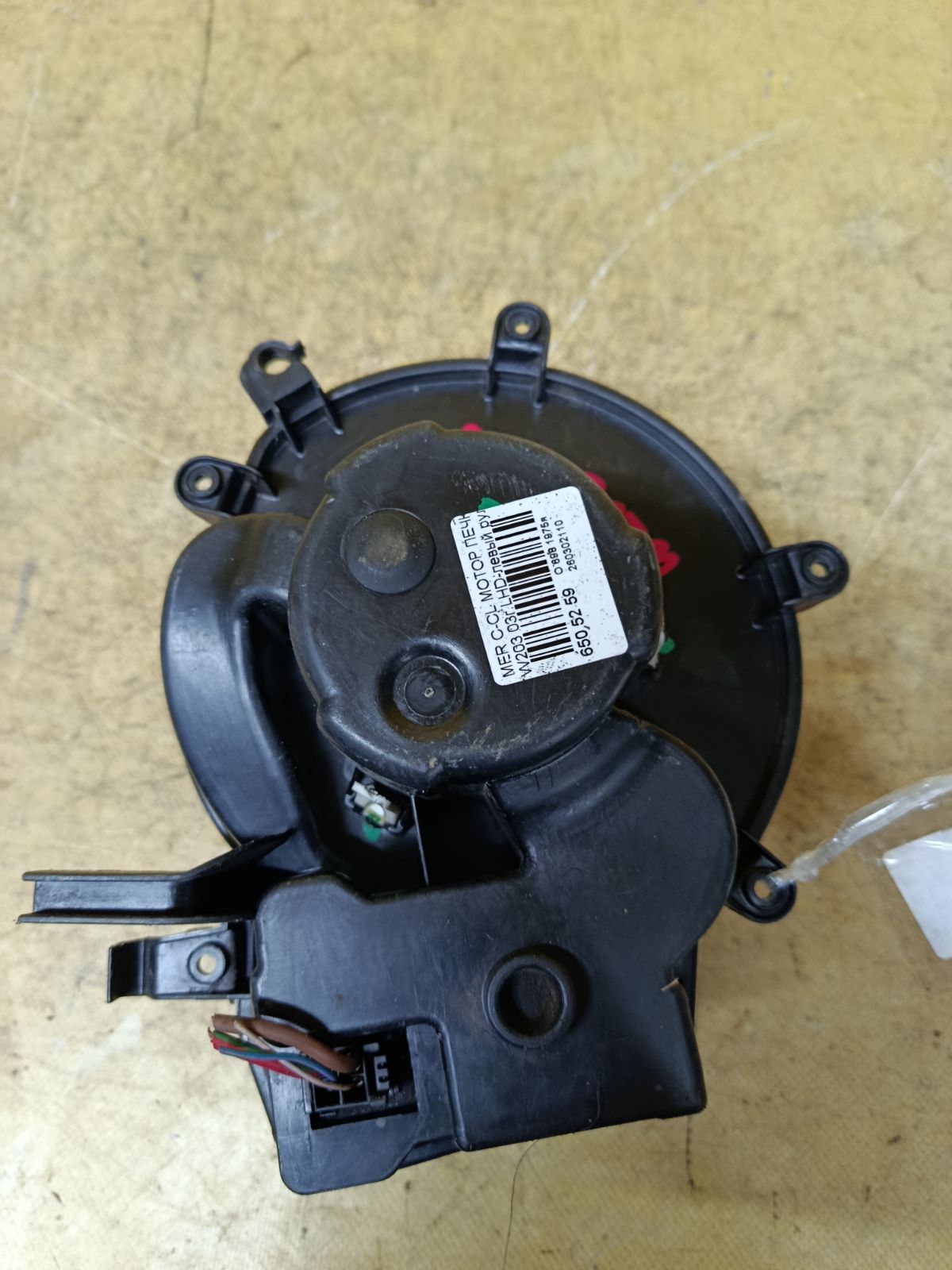 Мотор печки на Mercedes-Benz C-Class W203 Фото 1