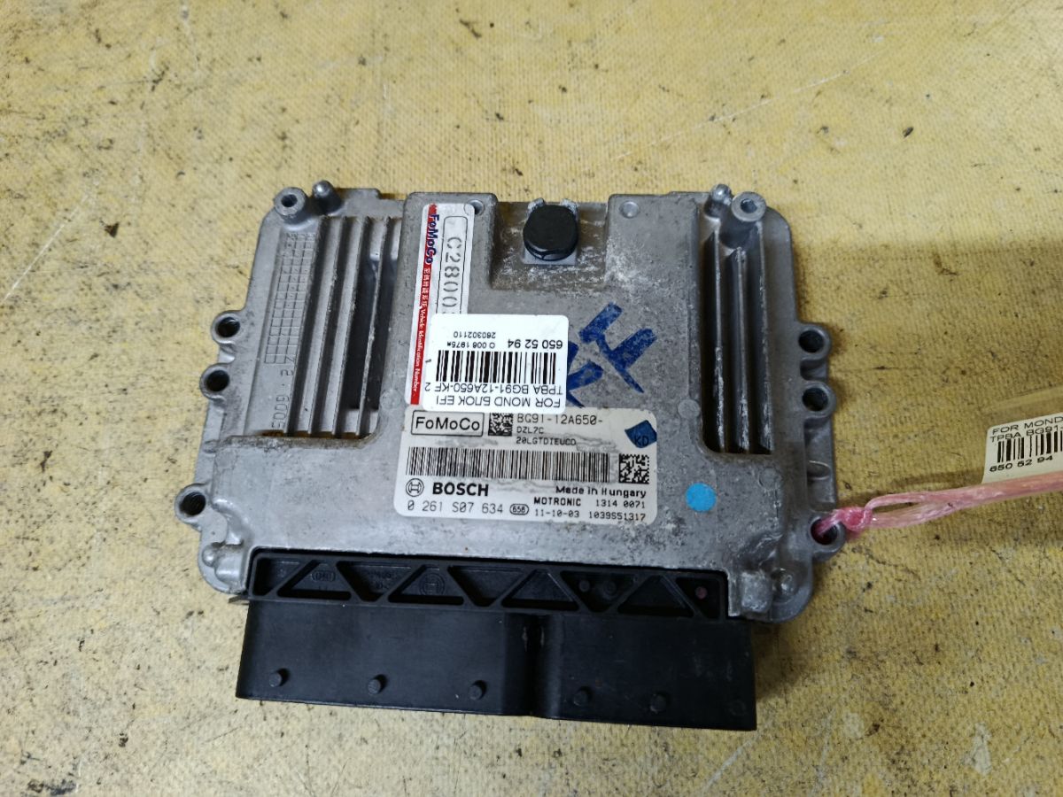 Блок EFI BG91-12A650-KF на Ford Mondeo 4 TPBA Фото 1