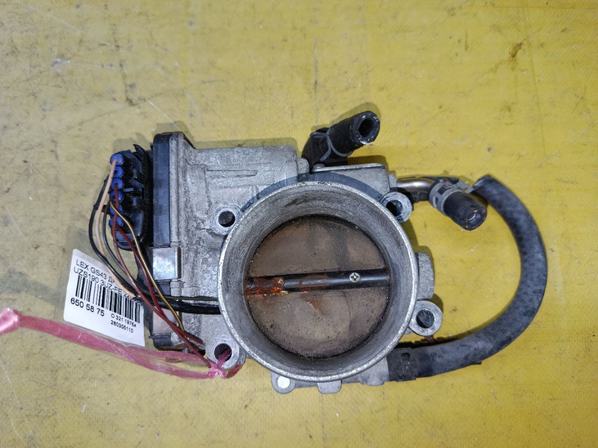 Дроссельная заслонка 22030-50190, 22030-50180 на Lexus Gs430 UZS190 3UZ-FE Фото 1