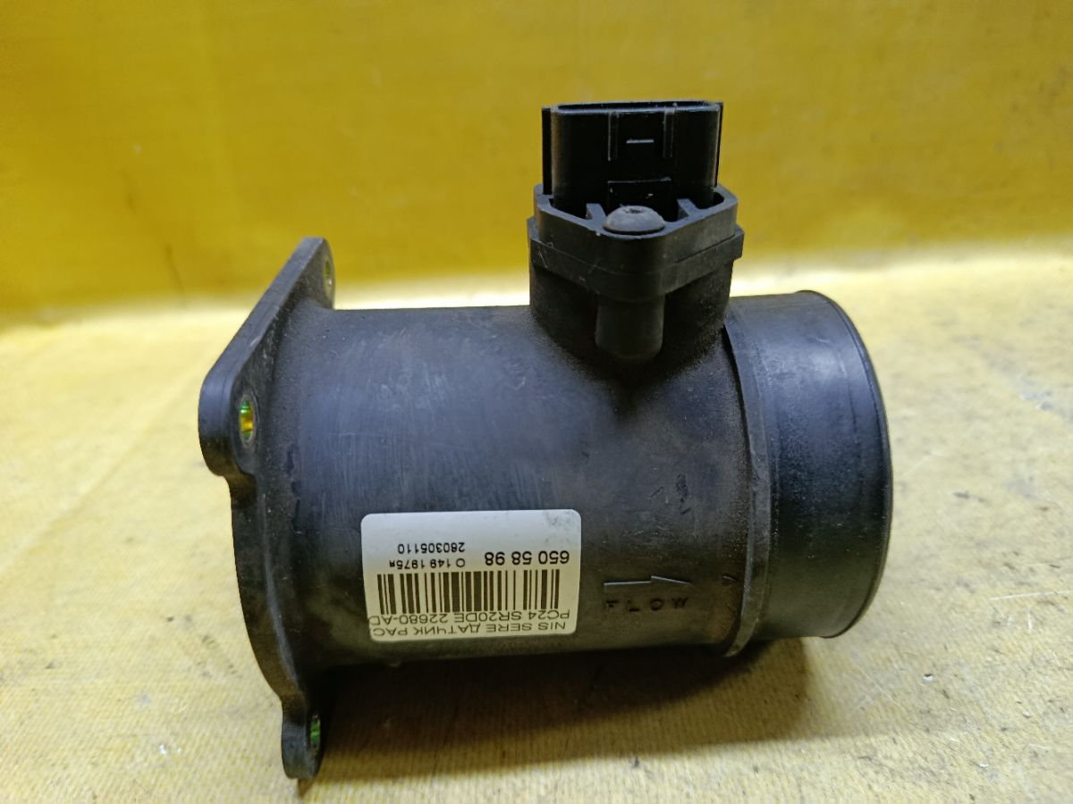 Датчик расхода воздуха 22680-AD201, 22680AD200, 22680AD20A на Nissan Serena PC24 SR20DE Фото 1