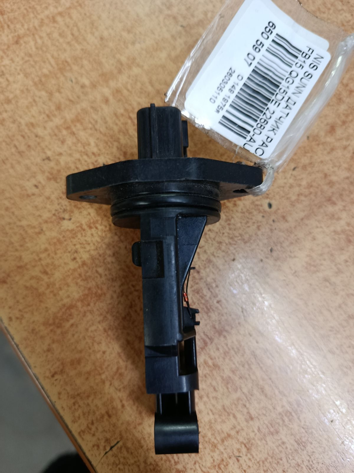 Датчик расхода воздуха 22680-AU300, 0280218117 на Nissan Sunny FB15 QG15DE Фото 5