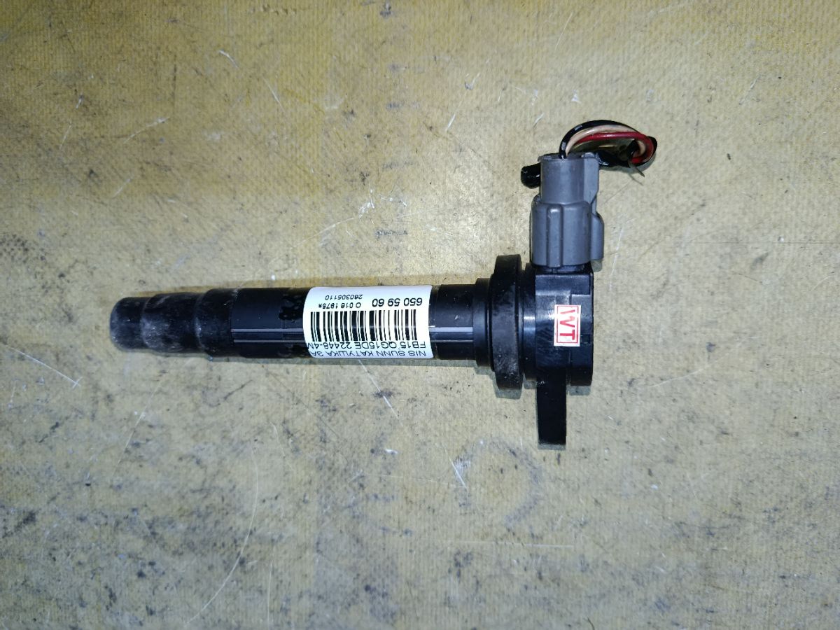 Катушка зажигания 22448-4M500, 22448 4M50A, IC-DL024, LC-016-2115 на Nissan Sunny FB15 QG15DE Фото 1