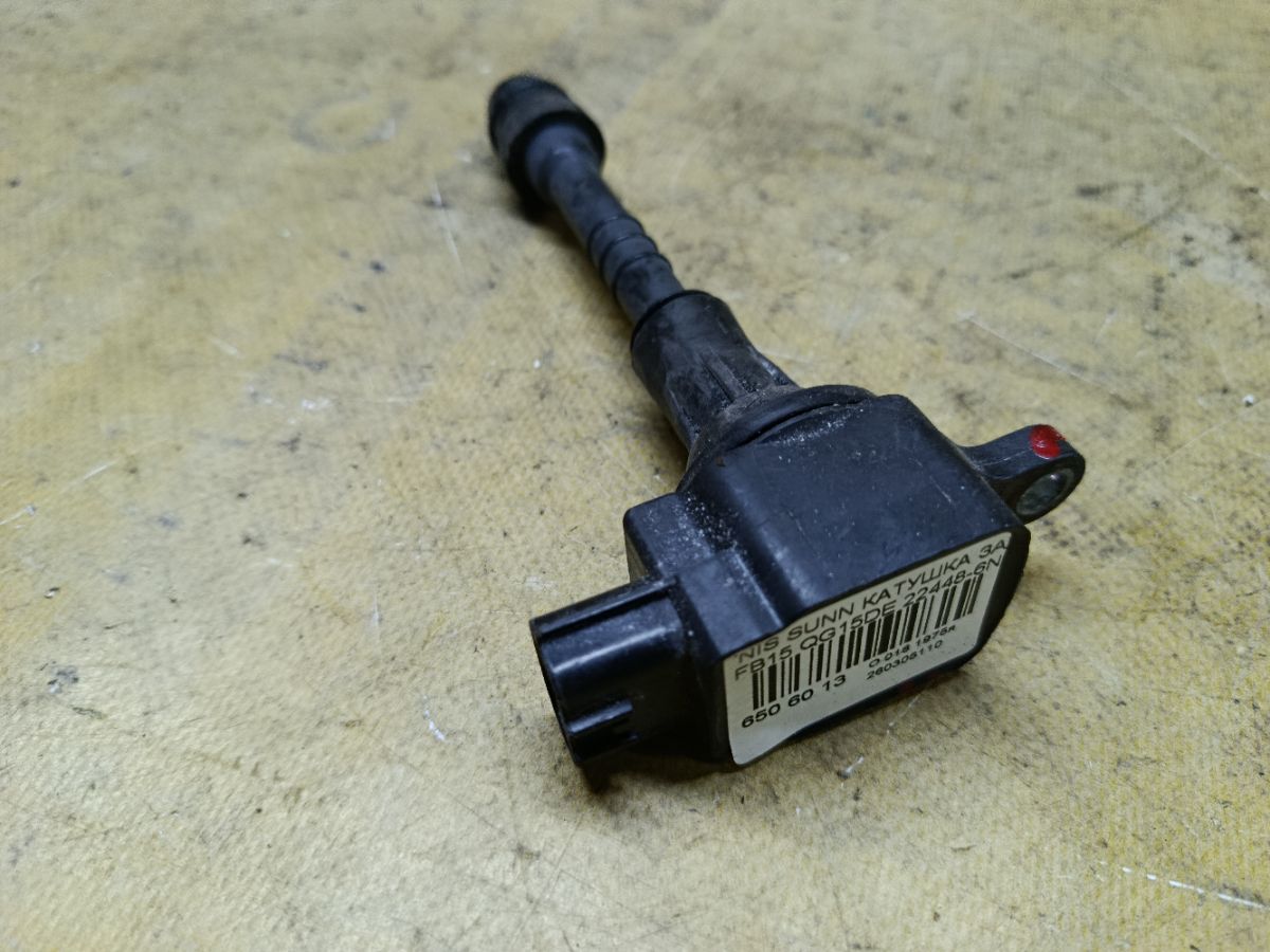 Катушка зажигания 22448-6N015, 22448 6N001, 22448 6N011, LC-016-8969 на Nissan Sunny FB15 QG15DE Фото 1