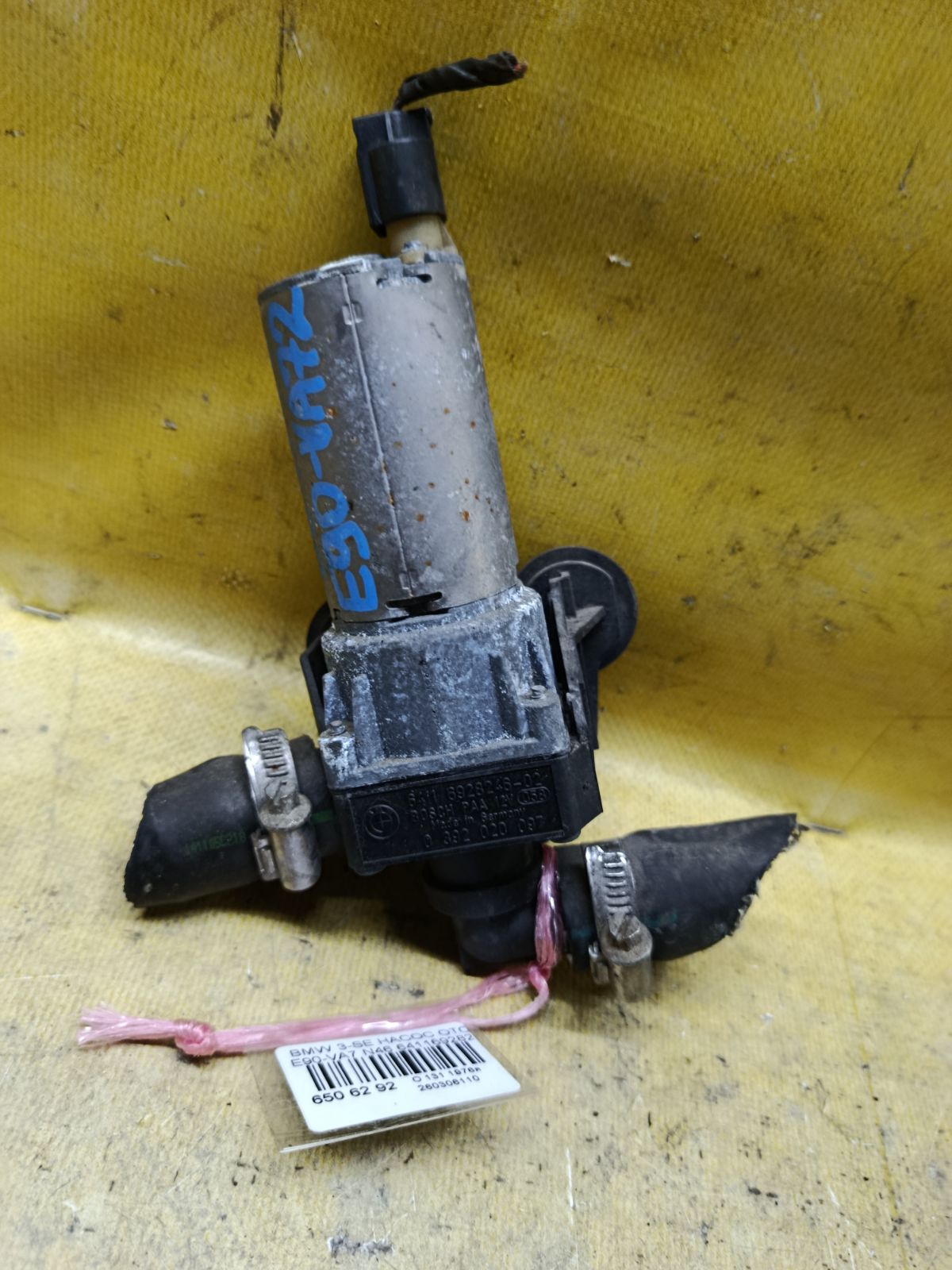 Насос отопителя 6411692824602, 0392020097, 64116928246 на Bmw 3-Series E90-VA72 N46 Фото 2