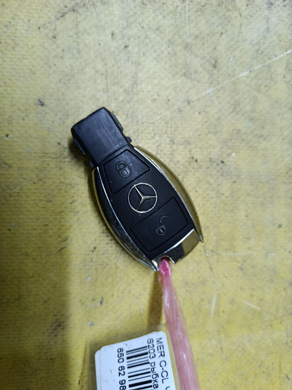 Чип-ключ на Mercedes-Benz C-Class Station Wagon S203 Фото 1