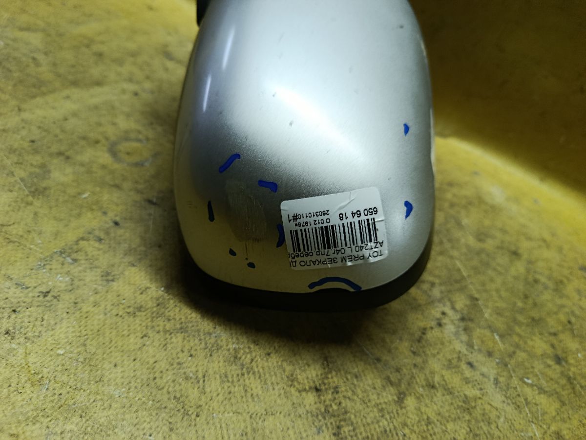 Зеркало двери боковой на Toyota Premio AZT240 Фото 2