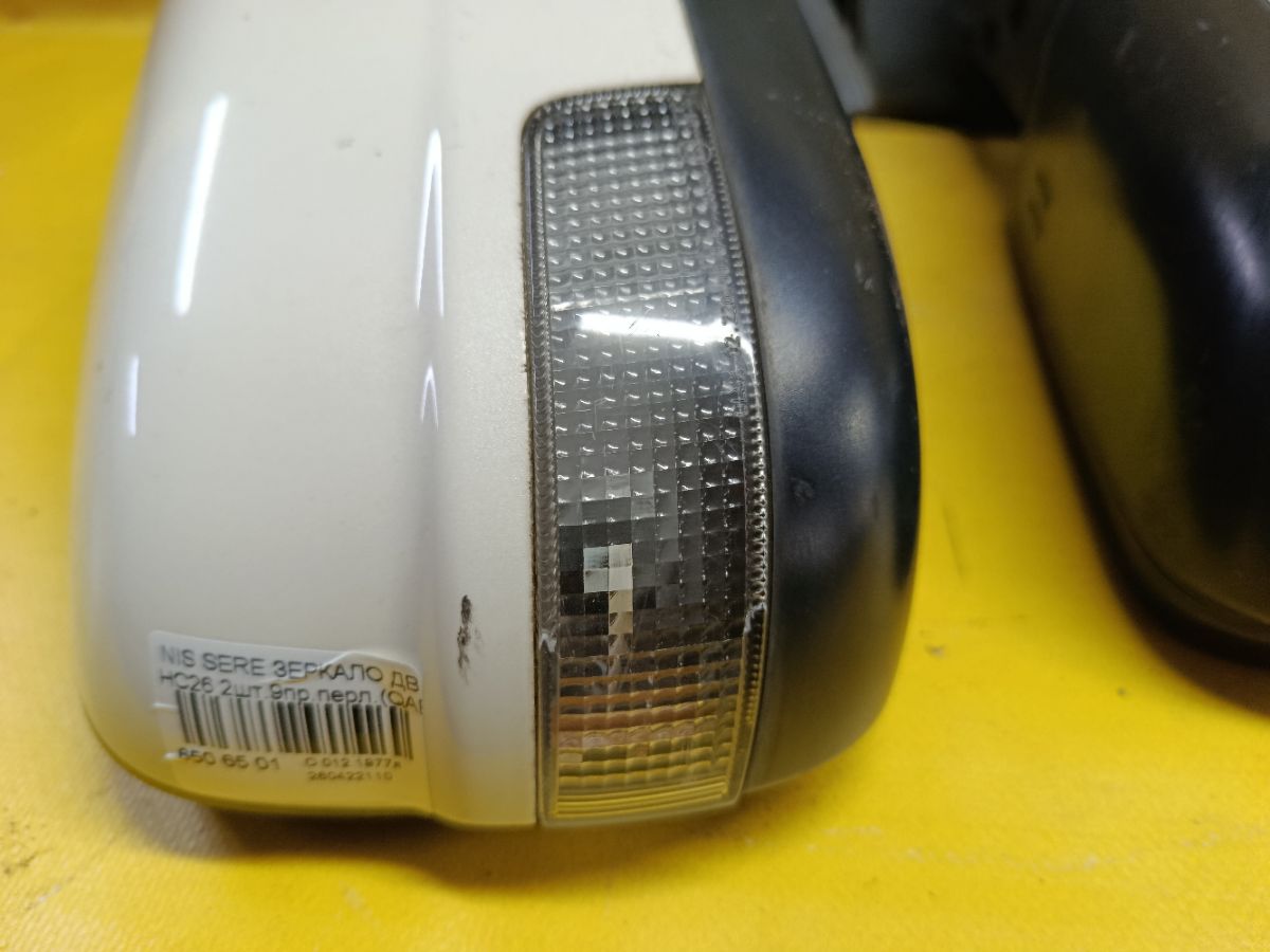 Зеркало двери боковой на Nissan Serena HC26 Фото 3
