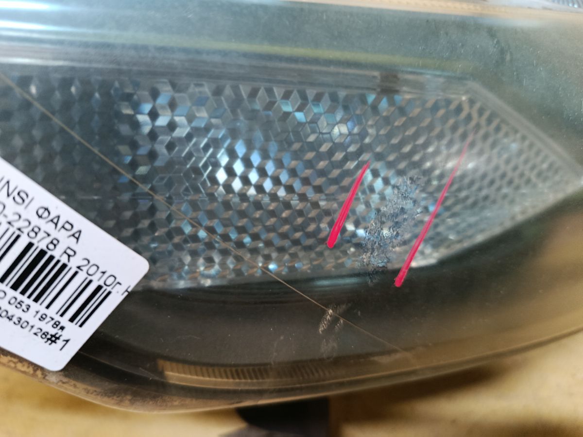 Фара 100-22878 100-22878,217-1171R-EM7, 33100-TM8-J01 на Honda Insight ZE2 Фото 2