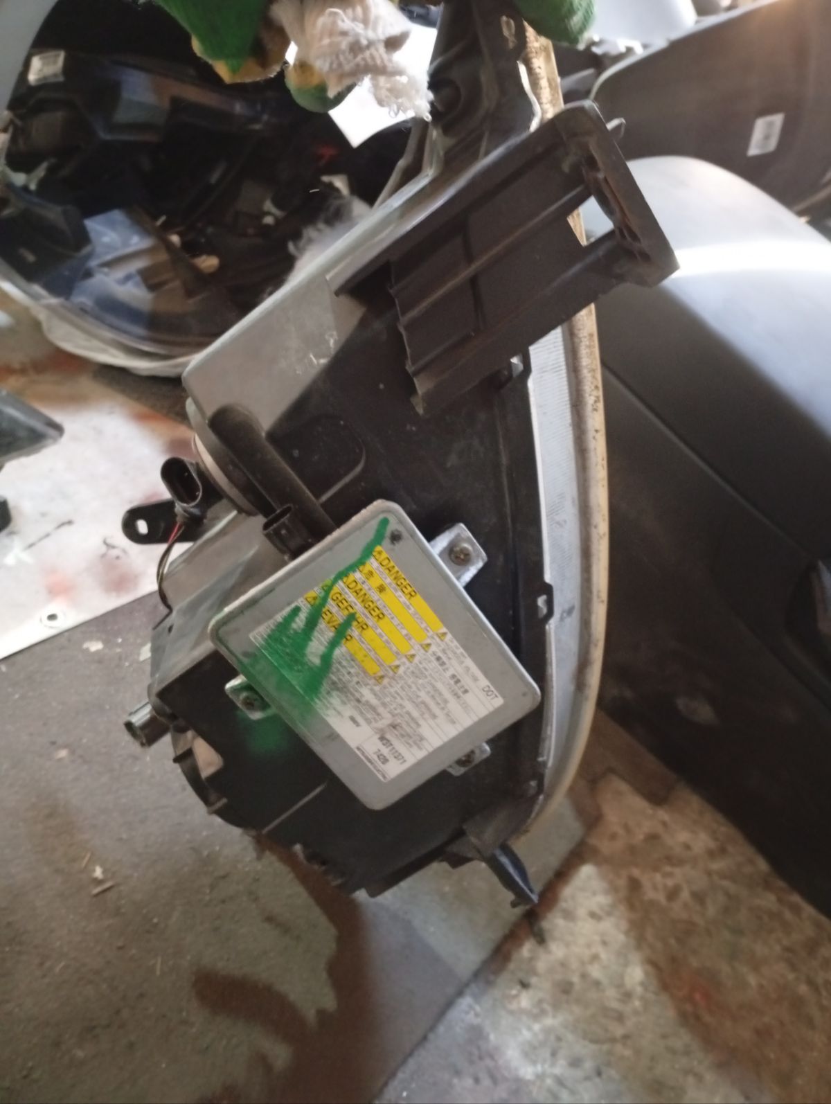 Фара P2632 P2632 на Mazda Demio DY3W Фото 7