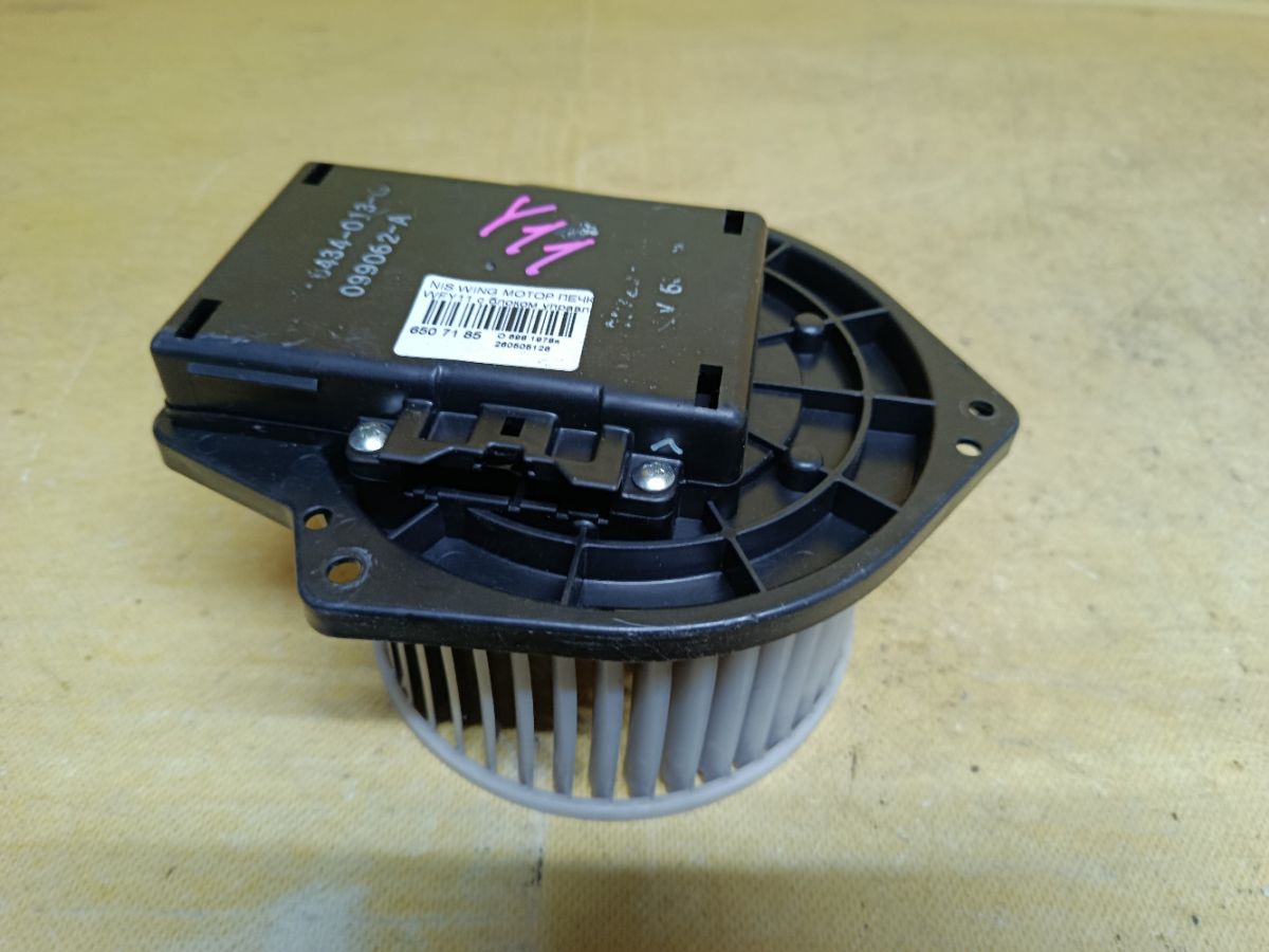 Мотор печки 1N02-61-B10, 27220WD000 на Nissan Wingroad WFY11 Фото 1