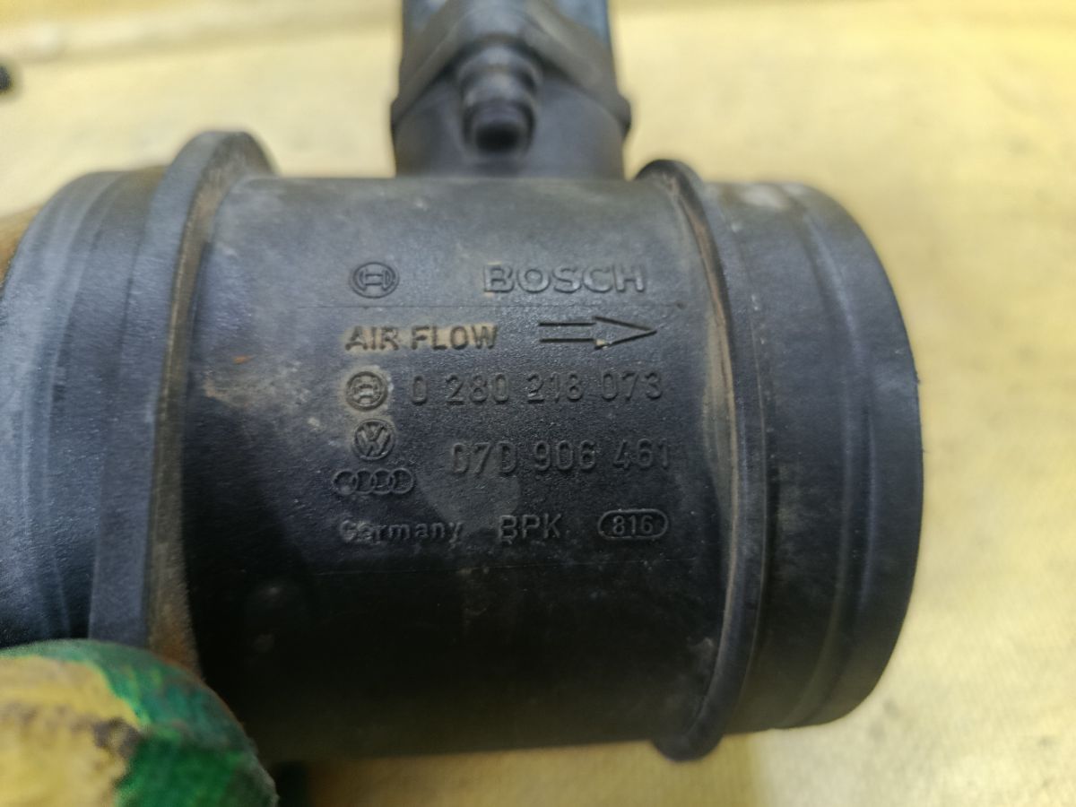 Датчик расхода воздуха 07D906461, 0280218073 на Volkswagen Eos 1F BUB Фото 2