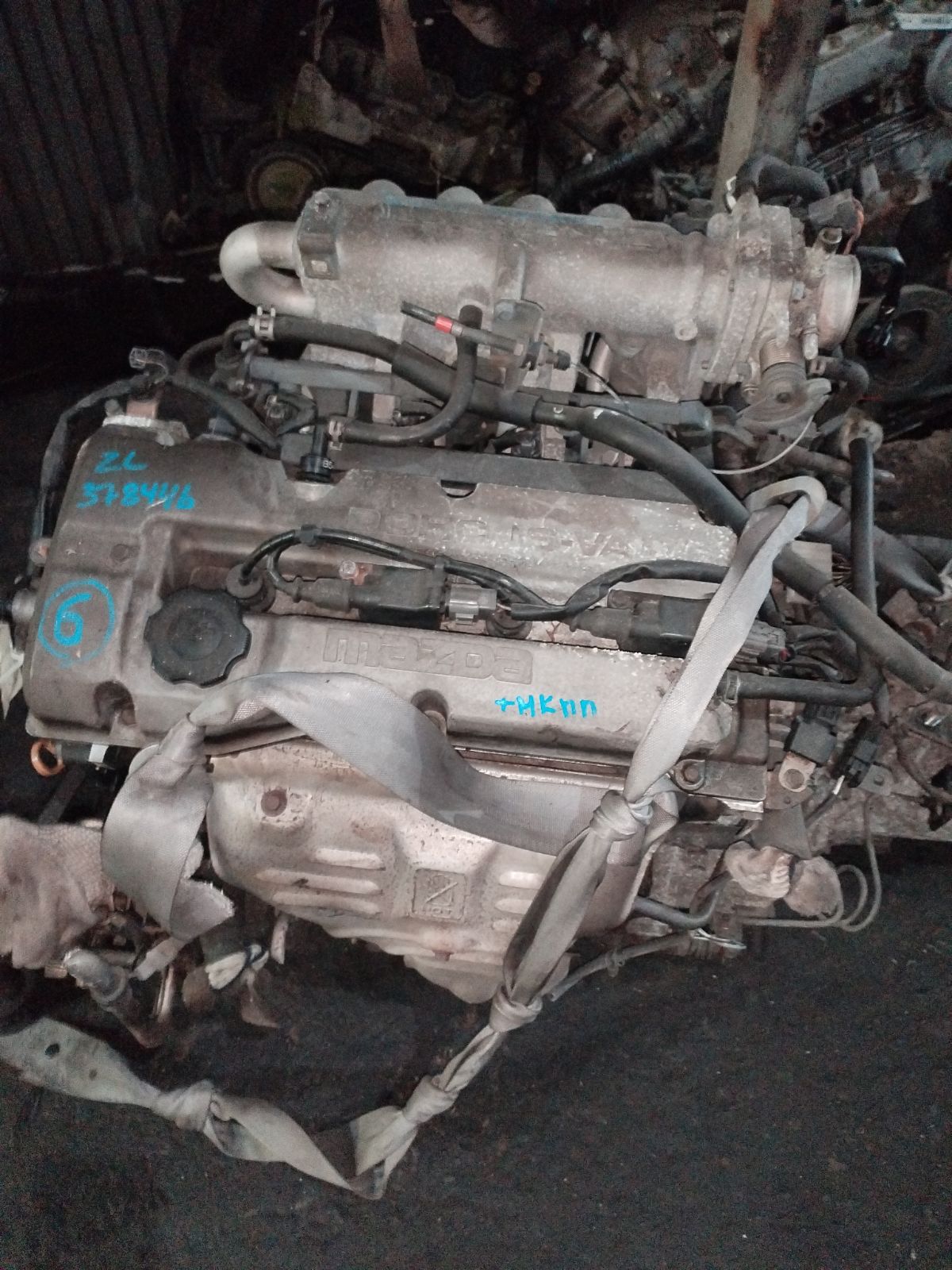 Двигатель на Mazda Familia S-Wagon BJ5W ZL-DE Фото 2