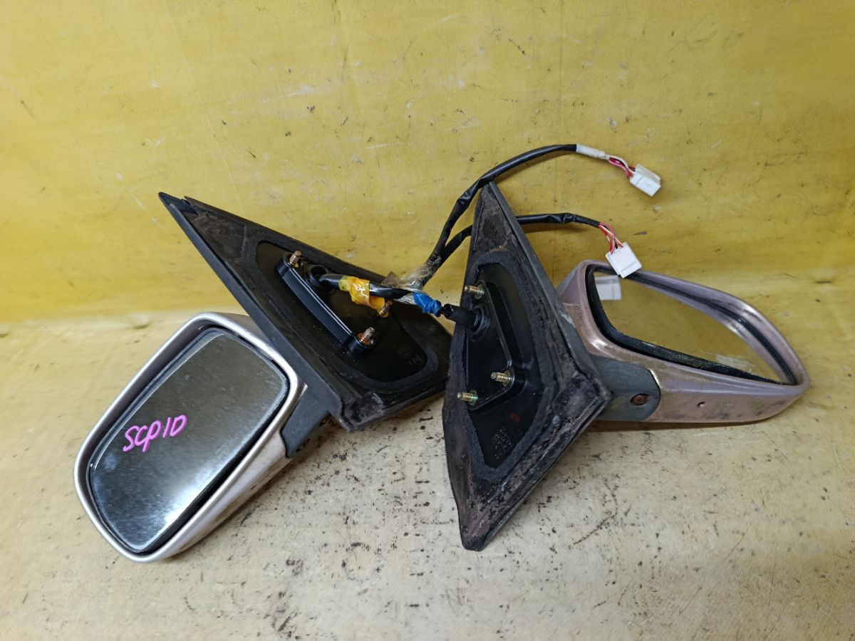 Зеркало двери боковой на Toyota Vitz SCP10 Фото 6