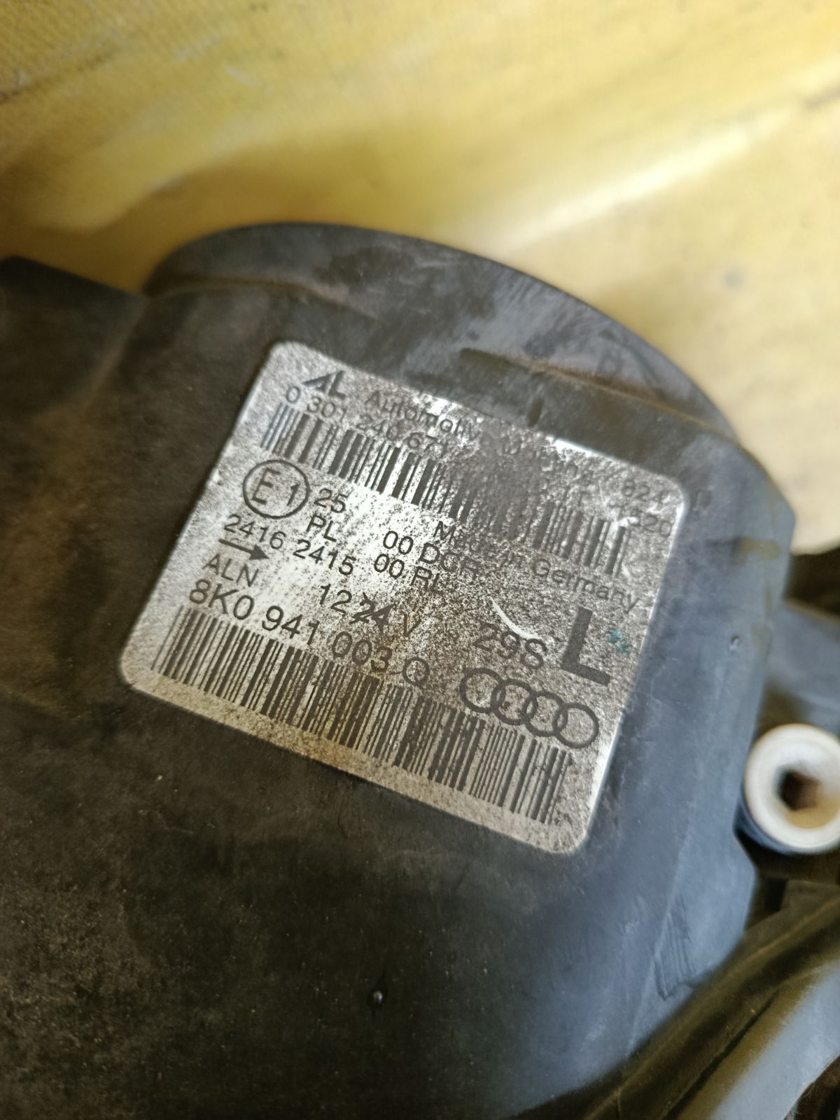 Фара 8K0941003Q, 8K0907472A, 8K0941597C на Audi A4 8K Фото 2