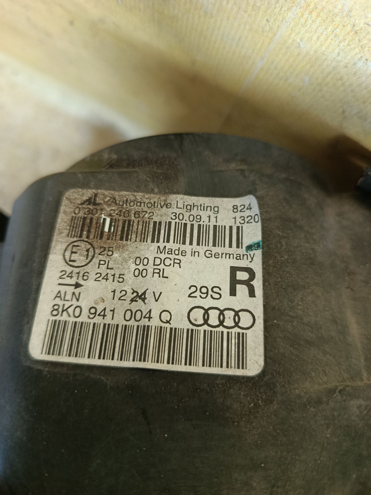 Фара 8K0941004Q, 8K0907472A, 8K0941597C на Audi A4 8K Фото 2
