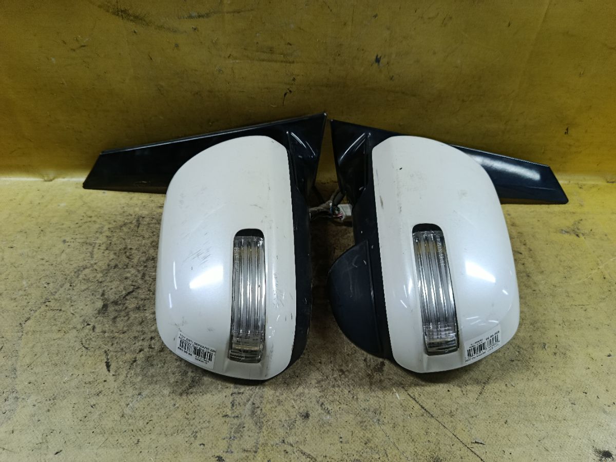 Зеркало двери боковой на Toyota Estima ACR50W Фото 2
