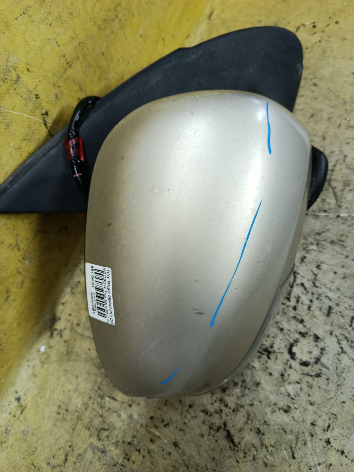 Зеркало двери боковой на Toyota Passo KGC30 Фото 2