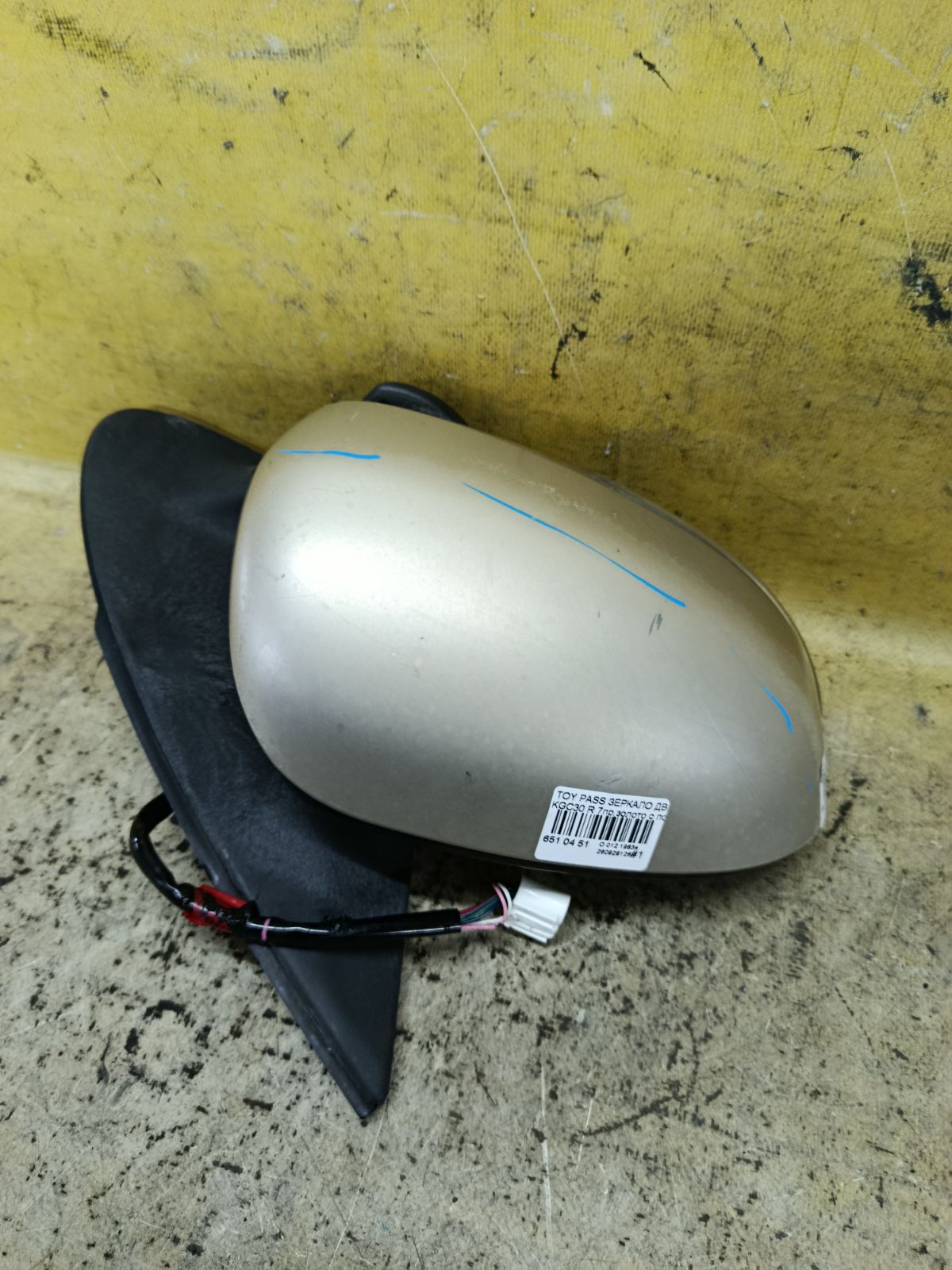 Зеркало двери боковой на Toyota Passo KGC30 Фото 4