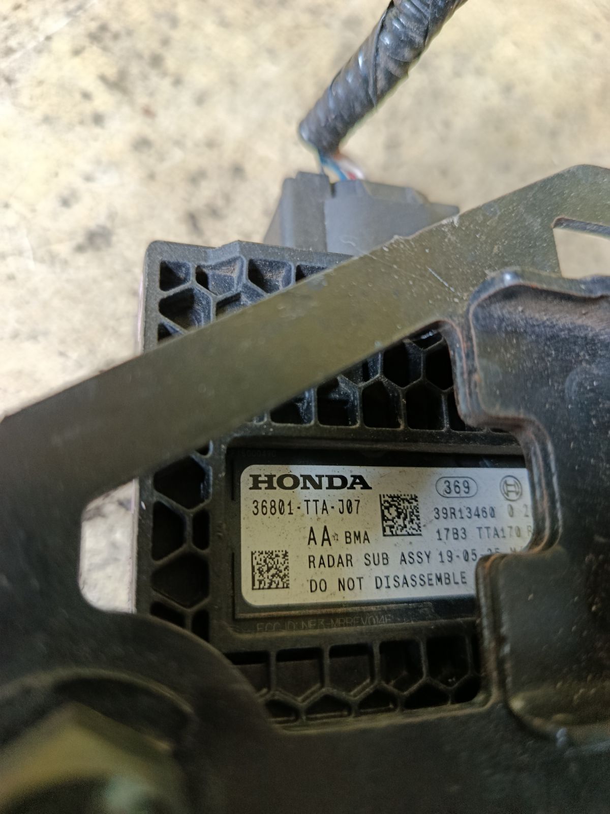 Радар-детектор Honda N-box JF3 S07B 36801-TTA-J07 Фото 3