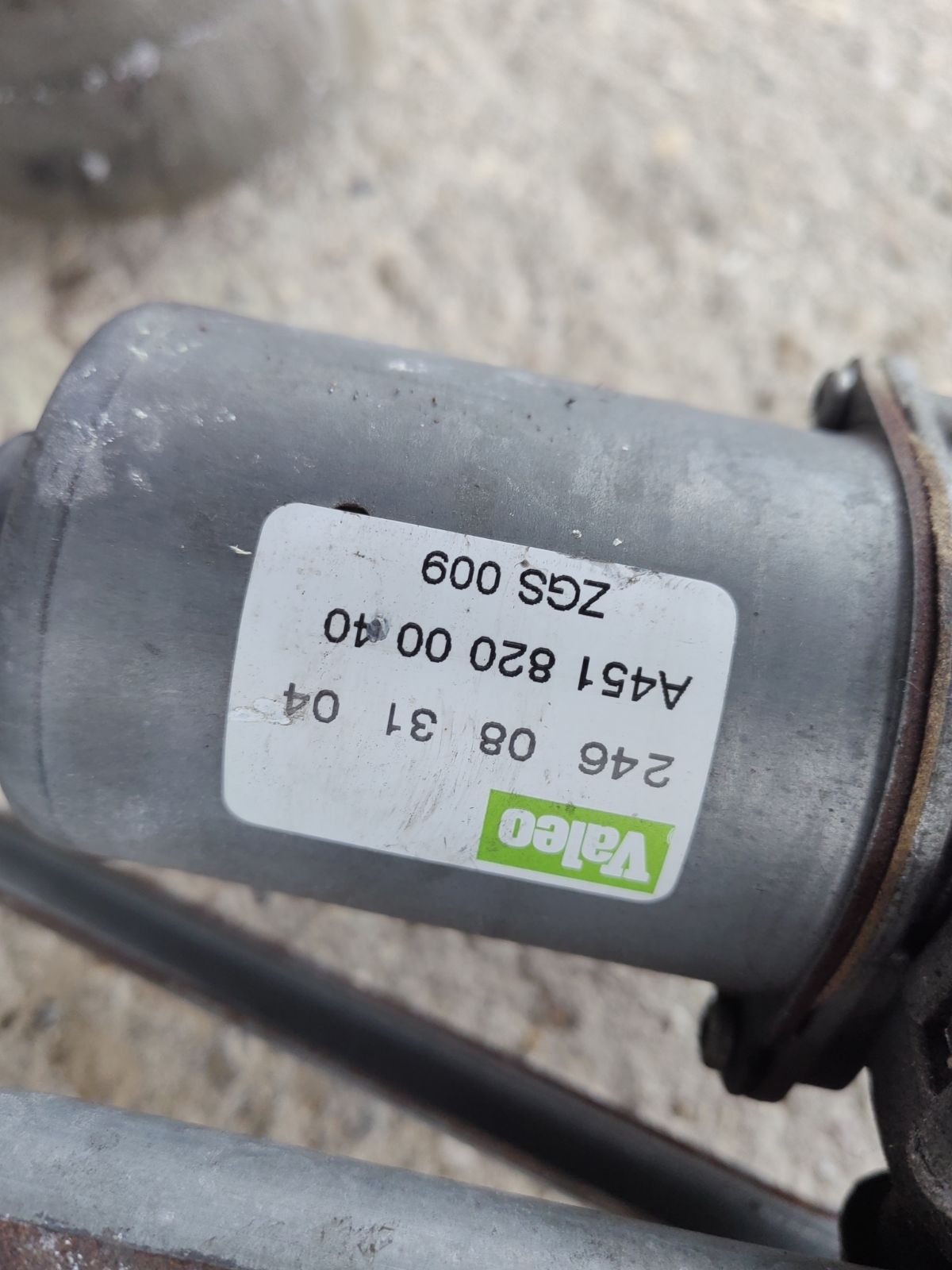 Мотор привода дворников на Smart Fortwo W451.380 Фото 3