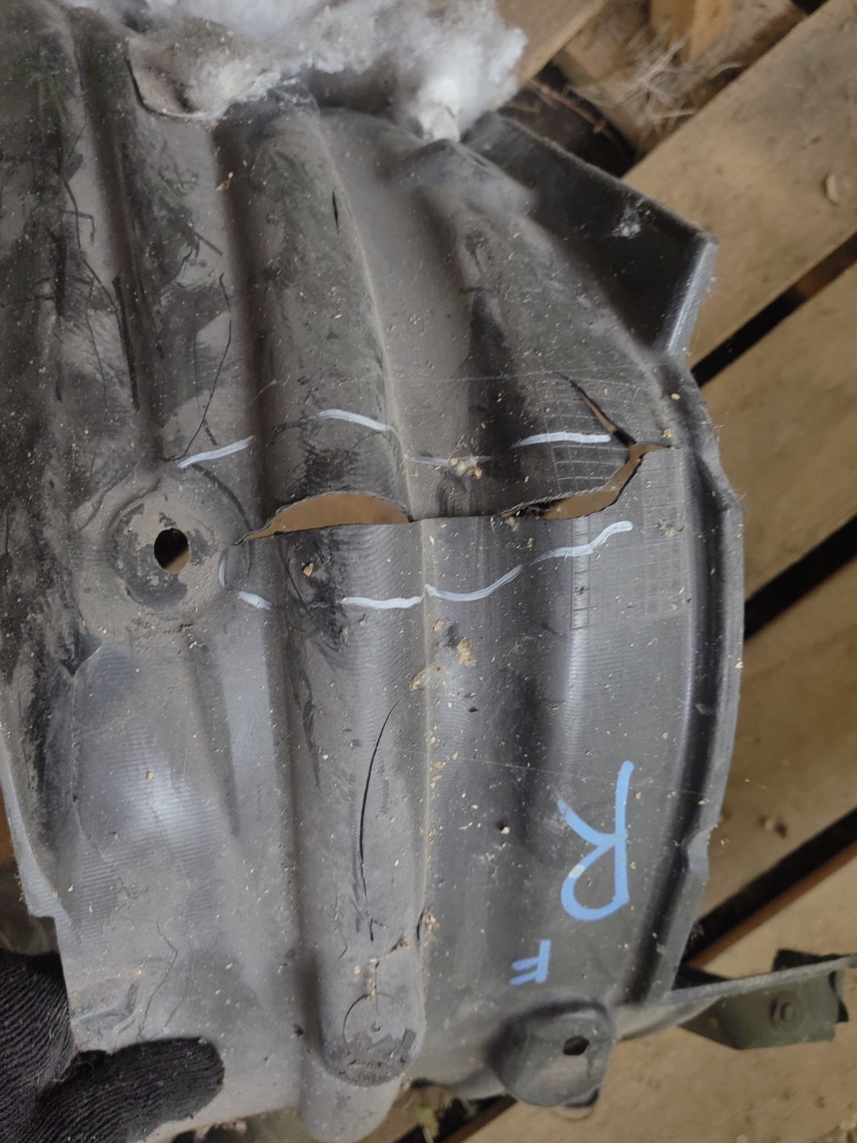 Подкрылок 74101-SYP-00 на Honda Crossroad RT1 R18A Фото 8