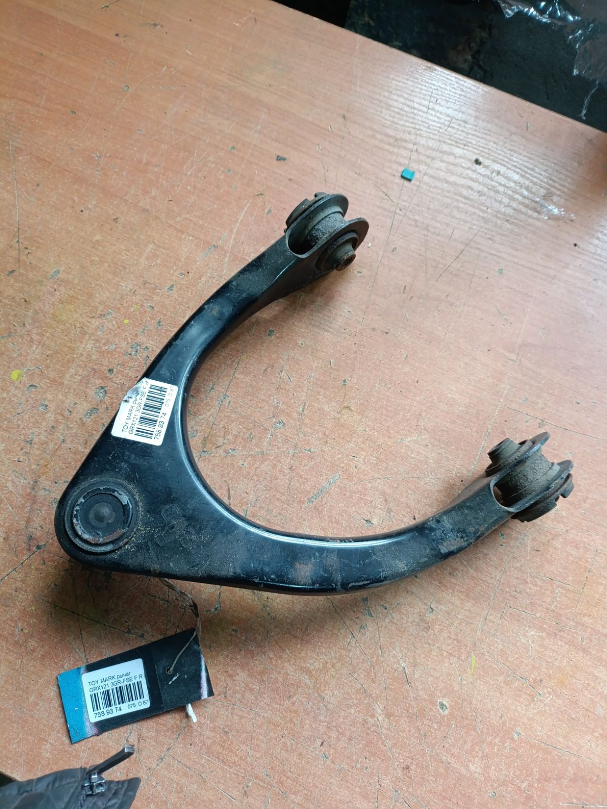 Рычаг 48610-39125, UQ-075-8671 на Toyota Mark X GRX121 3GR-FSE Фото 4