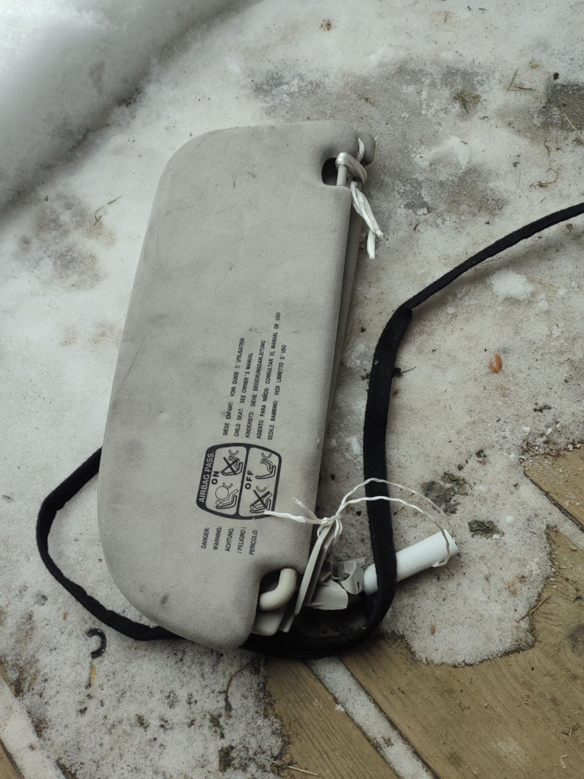 Козырек от солнца на Peugeot 307 Фото 4