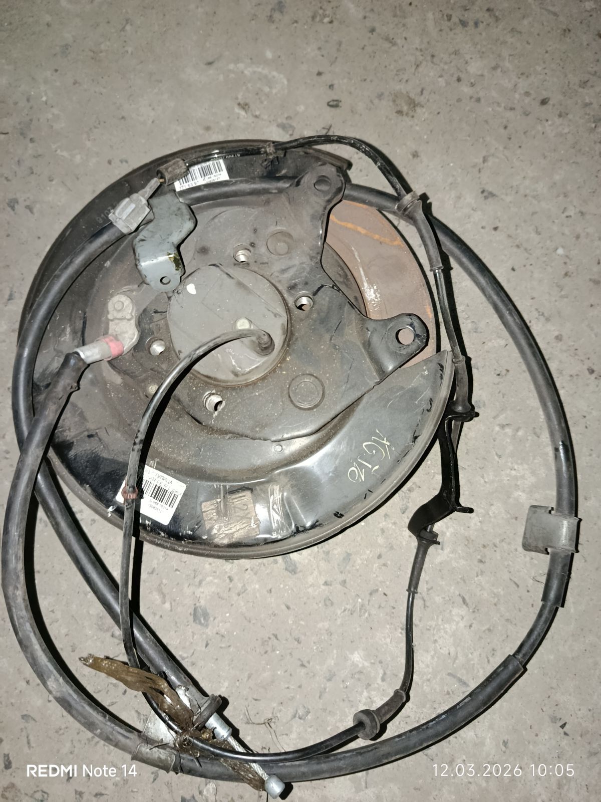 Ступица на Toyota Iq KGJ10 1KR-FE Фото 3