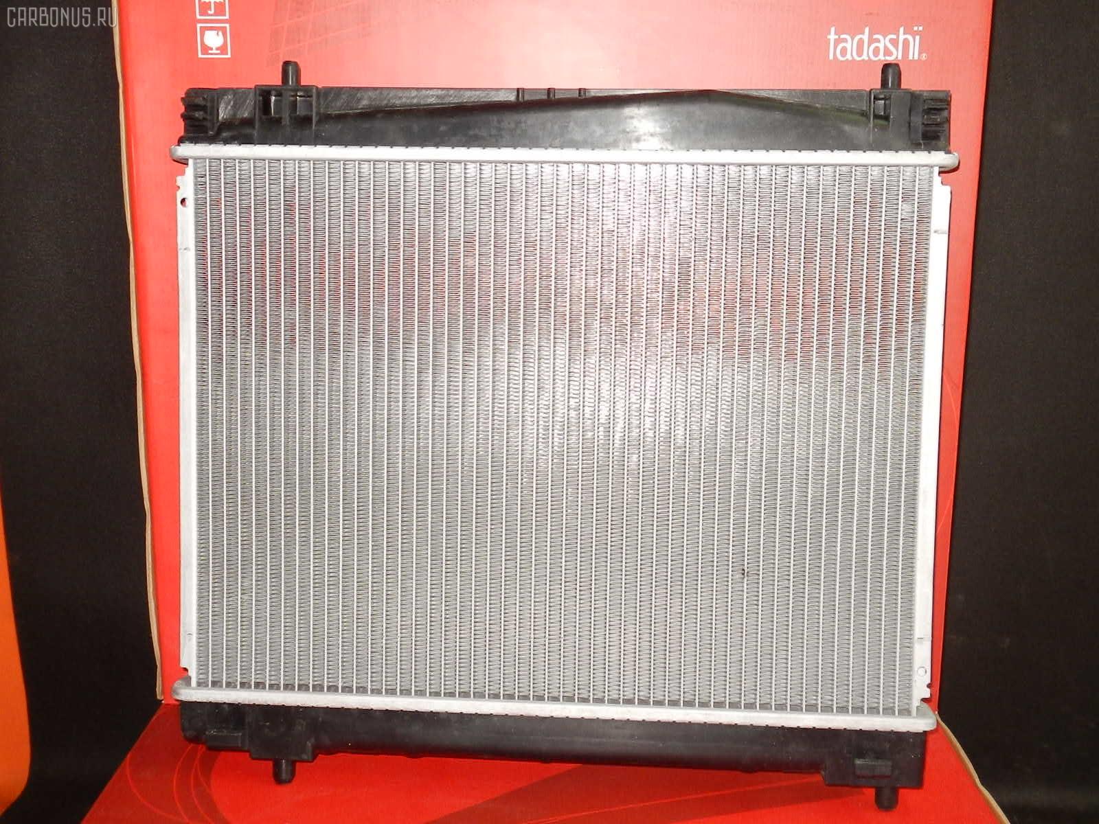 Радиатор ДВС TADASHI TD-036-7307, 16400-0M060, 16400-0M070, 16400-0M080, 16400-21260, 16400-21270, 16400-21300, 16400-21310, FX-036-7307, FX-036-7307A, TD-036-7307A, TOY0W90 на Toyota Ractis NCP100 1NZ-FE Фото 2