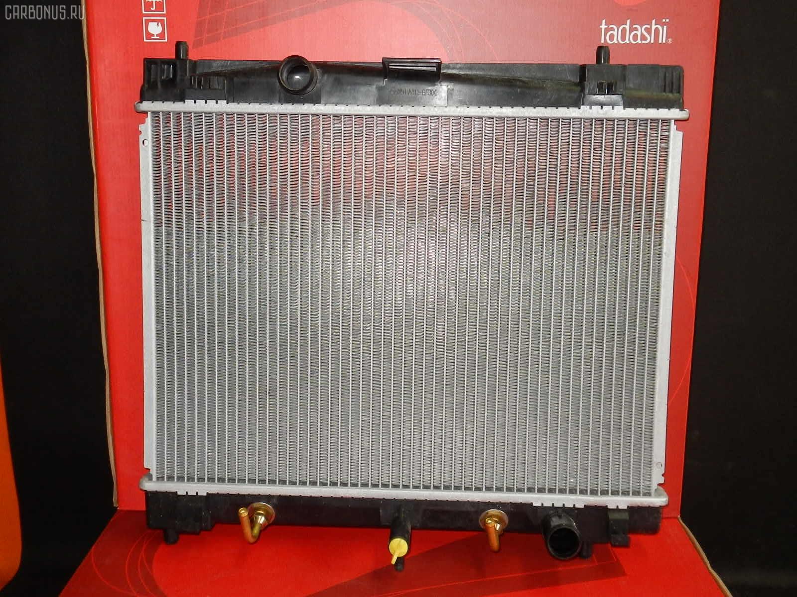 Радиатор ДВС TADASHI TD-036-7307, 16400-0M060, 16400-0M070, 16400-0M080, 16400-21260, 16400-21270, 16400-21300, 16400-21310, FX-036-7307, FX-036-7307A, TD-036-7307A, TOY0W90 на Toyota Ractis NCP100 1NZ-FE Фото 1