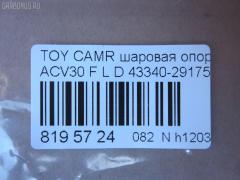 Шаровая опора NANO parts NP-082-4442, 01010737, 0120MCV30L, 03213, 0404338, 041461B, 04345B, 0494338, 0497358, 1010737, 101218EGT, 101252EGT, 1060230132, 10TY1010, 13718AP, 14583302, 206278, 220309, 2206116, 23010360, 28700, 3016 010 0043, 3188, 3213, 34706, 34706 01, 34706PCSMS, 34706SETMS, 35706, 4200140, 4200140L, 4204037, 43122, 43340-29175, 4334009010, 4334009080, 4334029175, 4334029215, 45196, 45475, 4701467, 4703239, 4840300770, 4840300779, 5051302, 51388, 5298038ASX, 5298038SX, 57553, 598 0238, 600000149110, 7302208, 7302208L, 73208, 73208L, 81 92 8700, 81943122, 8500 13568, 880048, 926910, 92TY02607, 9945196, A01SB10140, ABJ0115L, ADT38675, AG4334029215OE, ATBTO1061, AW1320026L, BBJ5467, BJ11001, BJ208, BJ208L, C1098L, CB0402L, CBJ5012, CBT-57L, CBT56L, CET57L, CS0005, DB1002, DB35084, DB35154, DC1168, DC1168BJ, DP101A332, F3188, FBJ5467, FK0959L, FL893D, G3904, GSP401356, HB 821 241, HBJ6204L, IB117007, J12050, J12050JC, J12050YMT, J4862033, JAPBJ208L, JB26752L, JBJ7532, JBJTO004, JSB0029L, K1228, KAT10053TOY, KSB050L, KT 053240, L13568, LTO1097, LVSJ915, MB3752L, MBJ8208, MO2108, MTB034L, MV4334029175, NST2008L, PS3181L, PXCJF017, Q0410240, QF50D00029, QSJ3372S, R8010L, R84334029175, RE3548, RLB6133L, RP4334029215, S080149, S080236, SB-3752L, SBJ11123AL, SBJ9012, SR8817, SS5376, SS6305, ST4334029175, SU10623, T186, T420A67, TC1514, TEA1710L, TG4334029175, TG5121, TG5216, TO1007, TO1042, TO2201BJ, TOBJ3001, TYA1035AWL, TYB87834, TYCAM02820L, VPM4334029175, VSJ915 на Toyota Camry ACV30 Фото 2