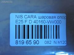 Шаровая опора NANO parts NP-082-1687, 0220E26LF, 0404643, 16641AP, 39190 01, 40160-VW000, 40160VW000, 4104020, 5200308SX, 5210226ASX, 5210226SX, 92NS05530, ABJ0224, ATBNI1043, BJL145, BJL147, CB0327, CBN-66, DB1219, HBJ4434, JB22972, KAT1046NIS, MB4972, NSB00350, PS3415, R840160VW000, SB-4972, SBJ6565, ST40160VW000, TEA1148 на Nissan Caravan VPE25 Фото 2