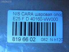 Шаровая опора NANO parts NP-082-1687, 0220E26LF, 0404643, 16641AP, 39190 01, 40160-VW000, 40160VW000, 4104020, 5200308SX, 5210226ASX, 5210226SX, 92NS05530, ABJ0224, ATBNI1043, BJL145, BJL147, CB0327, CBN-66, DB1219, HBJ4434, JB22972, KAT1046NIS, MB4972, NSB00350, PS3415, R840160VW000, SB-4972, SBJ6565, ST40160VW000, TEA1148 на Nissan Caravan VPE25 Фото 2