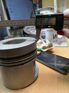 Поршень SST ST-069-4852, 39607A STD, 5-12111-837-0, 5121118370, 8-94396-837-0, 8943915970, 8943968370, ISPA11001 на Isuzu Forward 6HE1 Фото 4