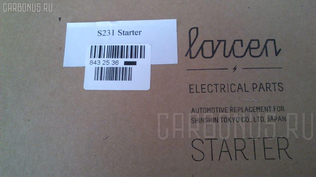 Стартер LORCEN LC-047-9382, 105136, 18247N, M2T78372, M2T78381, M2T78382, M2T78383, M2T78731, M8T87071, ME087507, ME087589, ME087590, ME087775, ME088390, S231, STM3388, STM3388WD на Kobelco Sk200-3 6D34 Фото 6