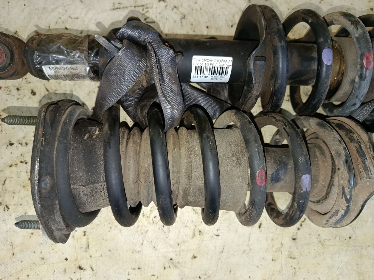 Стойка амортизатора 341262, 48510-30150, 48510-30151, 48510-30152, 48510-30160, 48510-30161, 48510-30162, 48510-30260, 48510-30270, 48510-30300, 48510-39325, 48510-39326, 48510-39327, 48510-39335, 48510-39345, 48510-39346, 48510-39347, 48510-39355, 48510-39385, 48510-53010, 48510-53020, 48510-53030, 48510-53040, 48510-59315, 48510-59325, 48510-80004, 48510-80005, CR-049-3776, SJ-049-3776, SJ-049F-GXE10, ST-049-3776, ST-049F-GXE10 на Toyota Crown GS151 1G-FE Фото 6