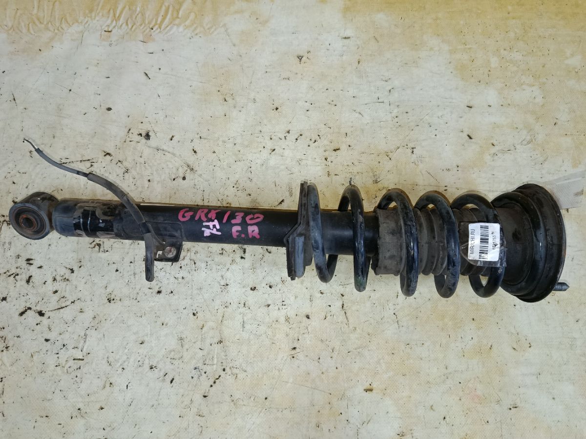 Стойка амортизатора 48510-22A00, 48510-22A40, 48510-80160, 48510-80351, 551112, CR-049-6657, CR-049FR-GRX120, CR8866, SJ-049-6657, SJ-049FR-GRX120, ST-049-6657, ST-049FR-GRX120 на Toyota Mark X GRX130 4GR-FSE Фото 3