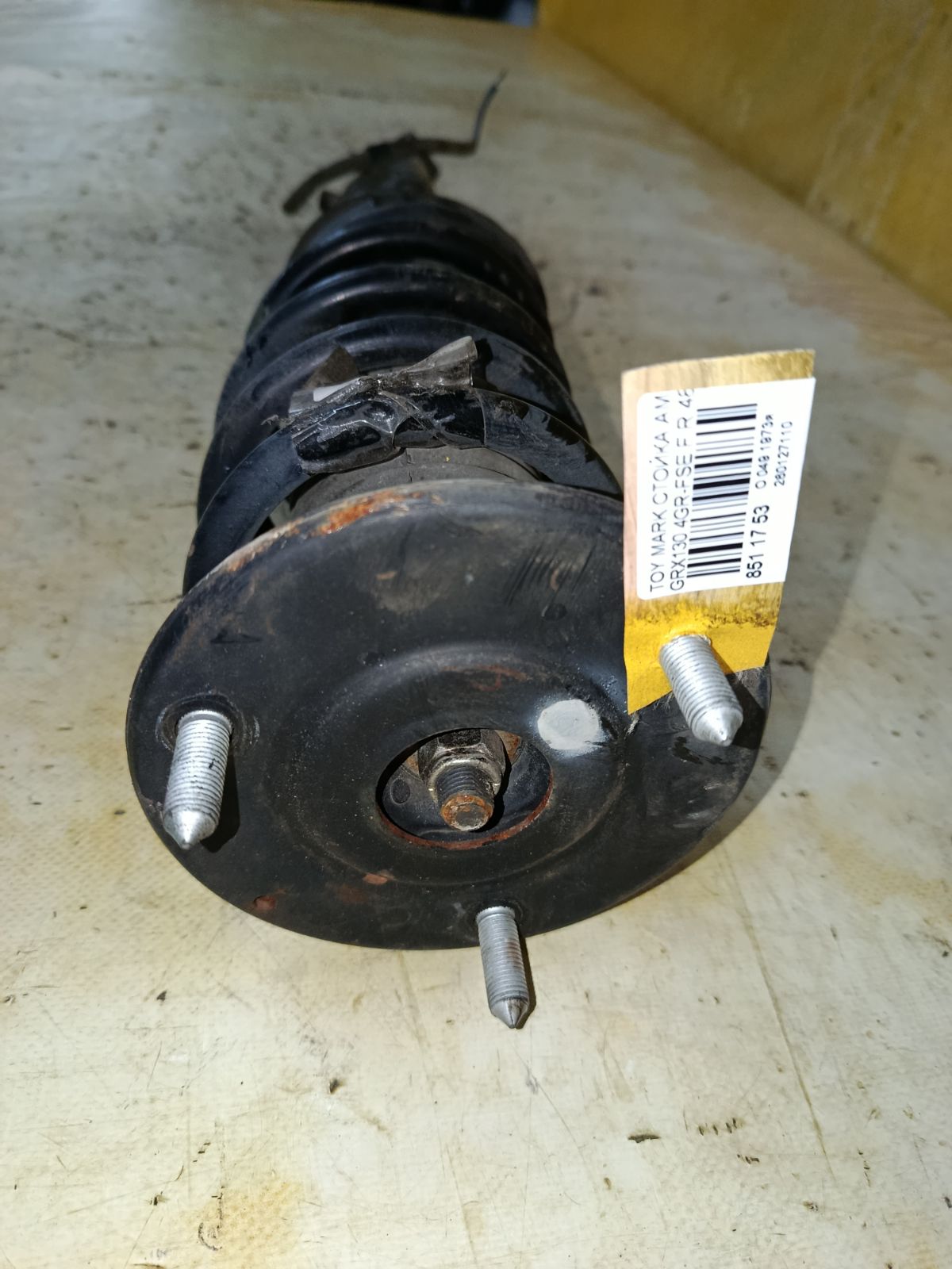 Стойка амортизатора 48510-22A00, 48510-22A40, 48510-80160, 48510-80351, 551112, CR-049-6657, CR-049FR-GRX120, CR8866, SJ-049-6657, SJ-049FR-GRX120, ST-049-6657, ST-049FR-GRX120 на Toyota Mark X GRX130 4GR-FSE Фото 4