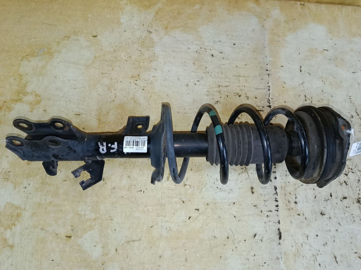 Стойка амортизатора 333390, 54302 ED025, 54302 ED50B, 543021A11B, 54302CJ40C, 54302CJ41C, 54302EC80A, 54302ED001, 54302ED002, 54302ED00A, 54302ED501, 54302ED50A, 54302ED525, 54302EE40A, 54302EE50A, 54302EE50B, 54302EE90A, 54302EF80A, 54302EL00A, 54302EM01A, 54302EM20A, 54302EM30C, 54302EU50A, 54302EU51A, 54302ZN90A, CR-049-3826, CR-049FR-C11, E4302 EC80A, E4302 EE90A, E4302 EL00A, E4302 EM01A, E43021A11B, E4302EC85B, E4302ED00A, E4302EE40A, E4302EM20A, E4302EM30C, E4302EU50A, E4302EU51A, E4302ZN90A, E4302ZV90E, E4C021A11B, E4C02EE90A, E4C02EL00A, E4C02EL00B, E4C02EU51A, SJ-049-3826, SJ-049FR-C11, ST-049-3826 на Nissan Tiida C11 HR15DE Фото 3