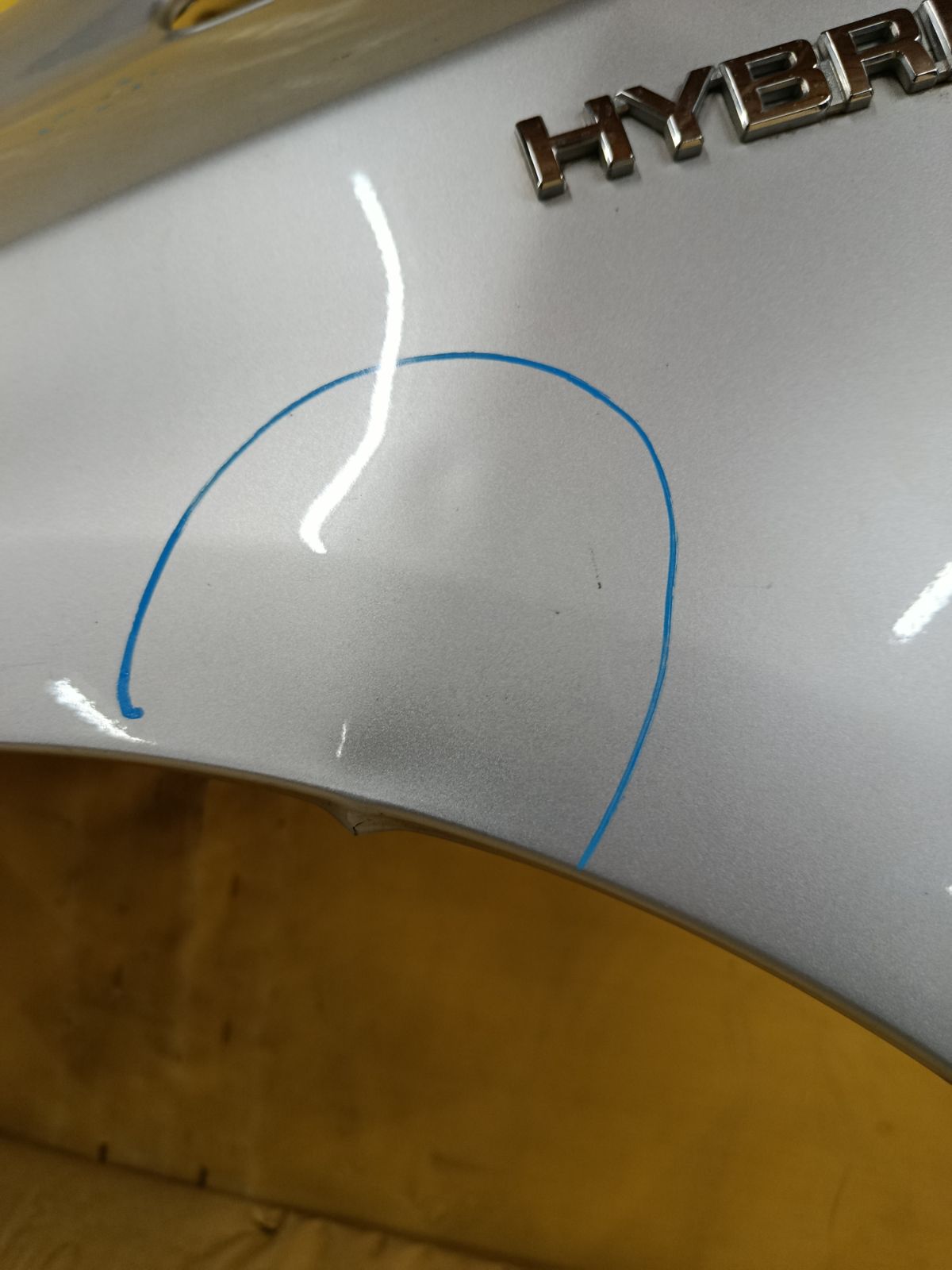 Крыло переднее 53802-47040, TY10263AL на Toyota Prius ZVW30 Фото 5