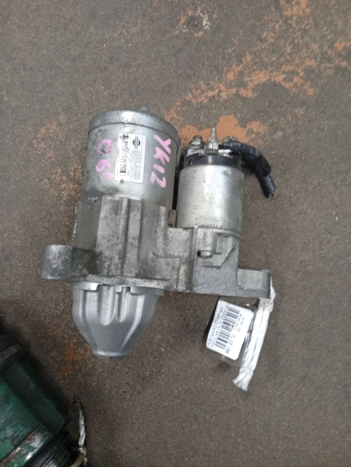 Стартер 23300-BC200 на Nissan March YK12 HR15DE Фото 8