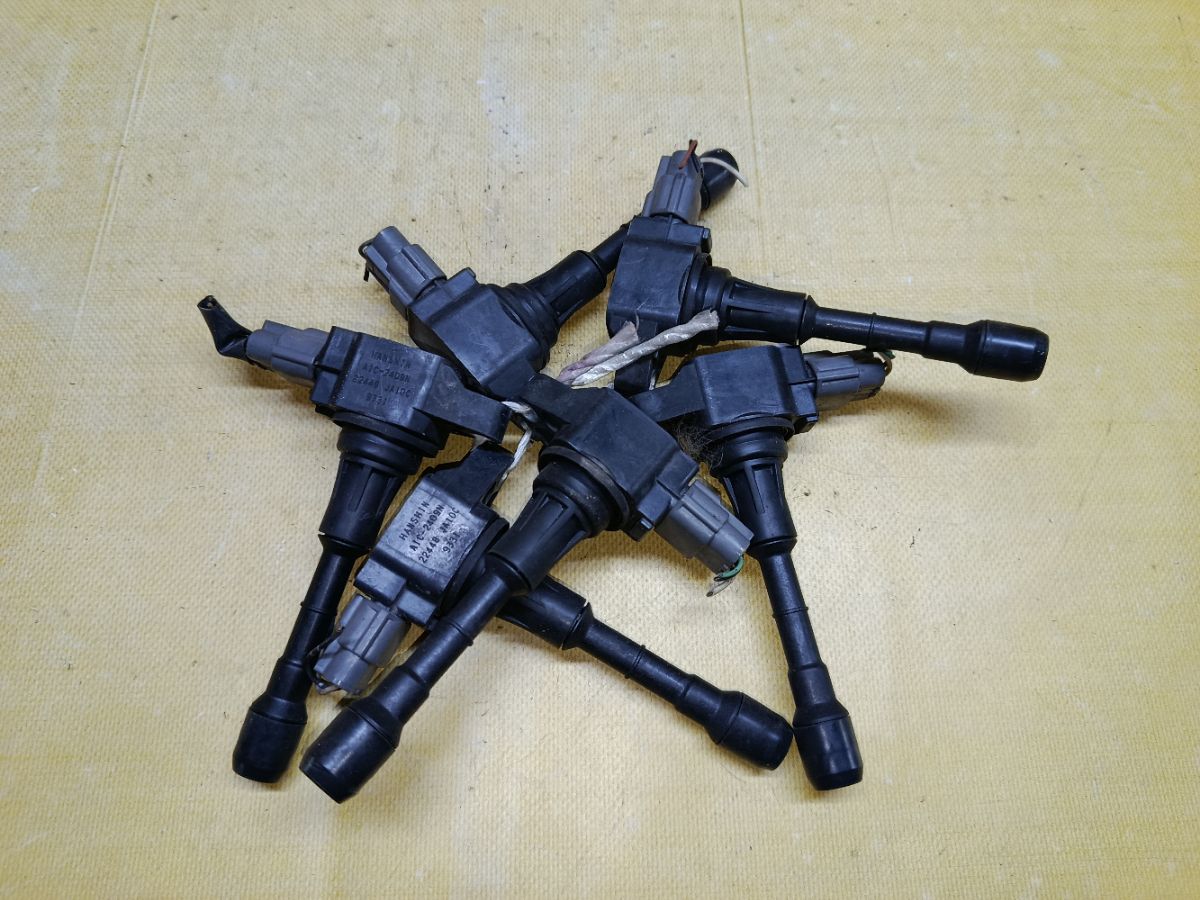 Катушка зажигания 22448-JA10C, 22448 JA10A на Nissan Fuga Y50 VQ25DE Фото 4