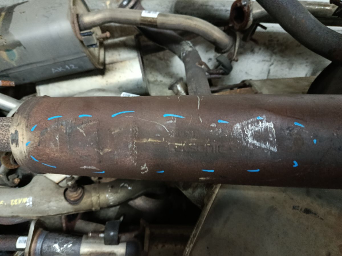 Глушитель на Nissan X-Trail NT30 QR20DE Фото 10